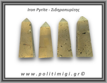 Πυρίτης Σιδηροπυρίτης Οβελίσκος 91-95gr 6-7cm