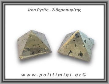 Πυρίτης Σιδηροπυρίτης Πυραμίδα 106-110gr 3-3,7cm