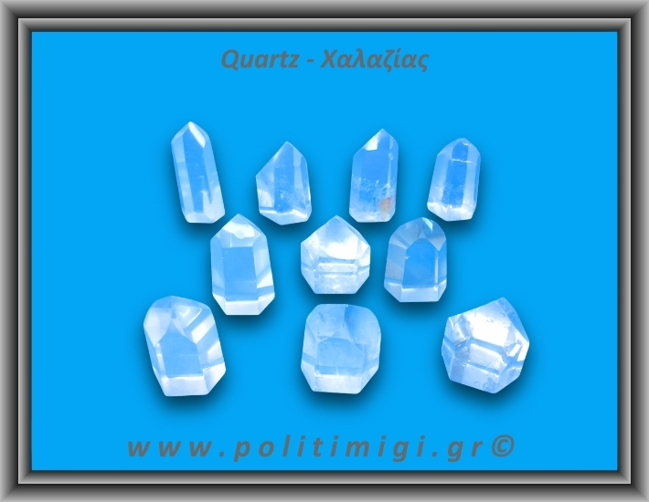 Χαλαζίας Διάφανος Γενέτης 10-15gr 3-4cm