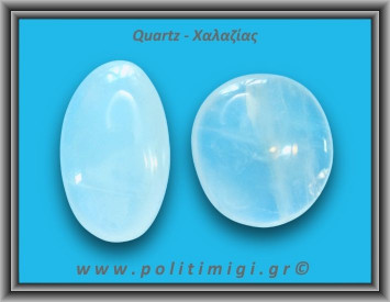 Χαλαζίας Διάφανος Palm Stone 116-120gr 5,5-6,5cm