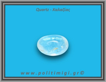 Χαλαζίας Διάφανος Palm Stone 48,69gr 4x2,5cm