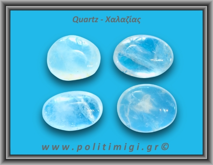 Χαλαζίας Διάφανος Palm Stone 51-55gr 4-4,5cm