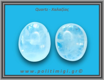 Χαλαζίας Διάφανος Palm Stone 91-95gr 4,5-5,5cm