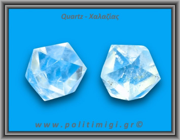 Χαλαζίας Διάφανος Πολυεδρικό Πρίσμα 81-85gr 5cm