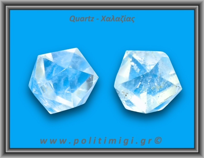 Χαλαζίας Διάφανος Πολυεδρικό Πρίσμα 81-85gr 5cm