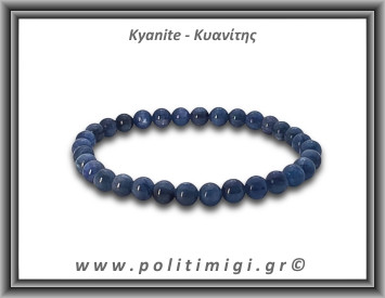 Κυανίτης Μπλε Βραχιόλι 6mm