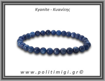Κυανίτης Μπλε Βραχιόλι 7mm