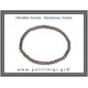 Οψιδιανός Smoky Ταγιέ Βραχιόλι 4mm