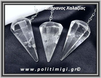 Χαλαζίας Διάφανος Εκκρεμές 25-28gr 4,1-4,8cm Χαλαζίας Διάφανος Εκκρεμές 25-28gr 4,1-4,8cm