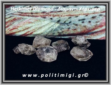 Διαμάντι Χέρκιμερ Διπλής Αιχμής 4,1-4,5gr 2-2,5cm