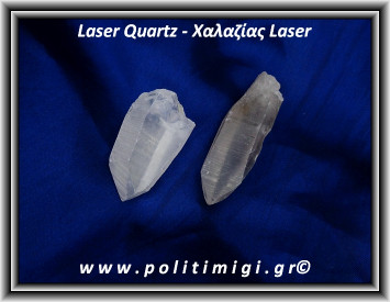 Χαλαζίας Διάφανος Laser Φυσική Αιχμή 39gr 5-7cm