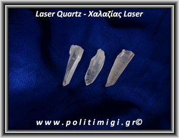 Χαλαζίας Διάφανος Laser Φυσική Αιχμή 7gr 3-4cm