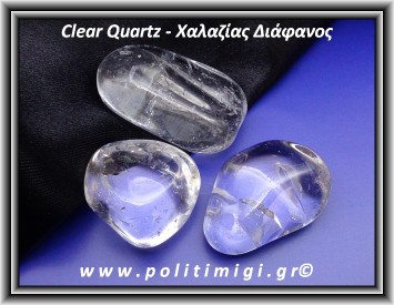 Χαλαζίας Διάφανος Βότσαλο Large 15-30gr 2-4cm