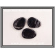 Ίασπις Black Picasso Palm Stone 12-15gr 3,9cm