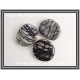 Ίασπις Black Picasso Palm Stone 24-28gr-4,5cm