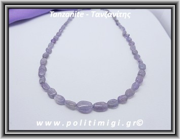 Τανζανίτης Κολιέ 12gr 45cm